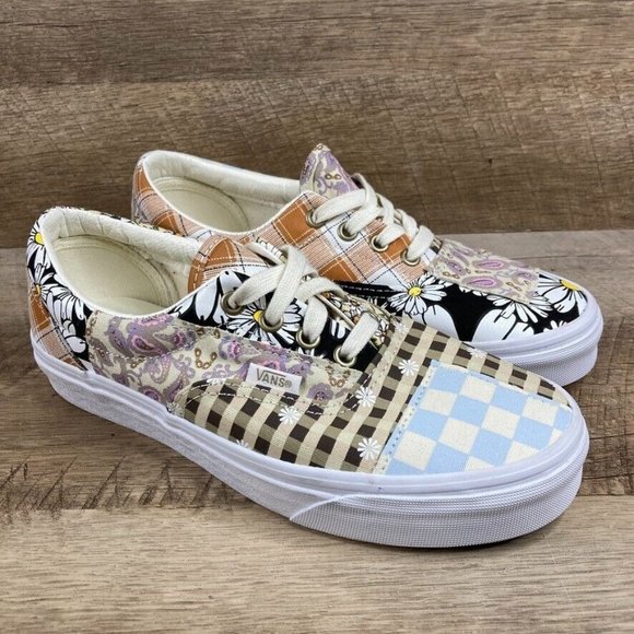 Vans Shoes - VANS Era Meadow Patchwork Sneakers Skate Shoes Women's Size 7.5 NEW